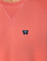 Wrangler Sign Off Crew Męska Bluza Burnt Sienna 112350536